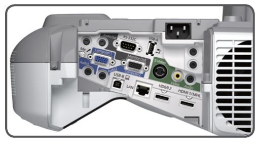 EPSON EB-595WI Ultra Short throw INTERACTIVE FUNCTION 3300 WXGA