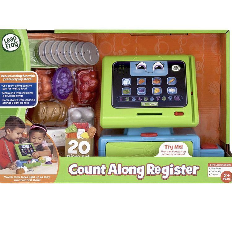 เครื่องคิดเงินและสแกน LeapFrog Count Along Cash Register