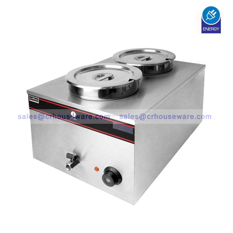 เตาอุ่นซอสไฟฟ้า,เตาอุ่นซ็อสหัวคู่ 1200 W. 016-NT-M2,หม้ออุ่นซอสไฟฟ้า,หม้ออุ่นไฟฟ้า,อุปกรณ์โรงแรม