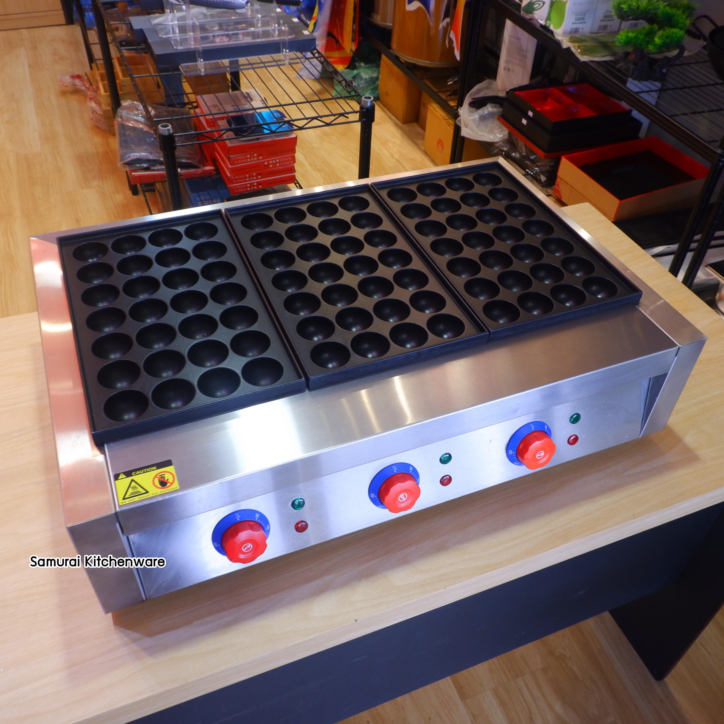 เตาทาโกะยากิ ระบบไฟฟ้า รุ่น TAKO-303 (3 ถาด)