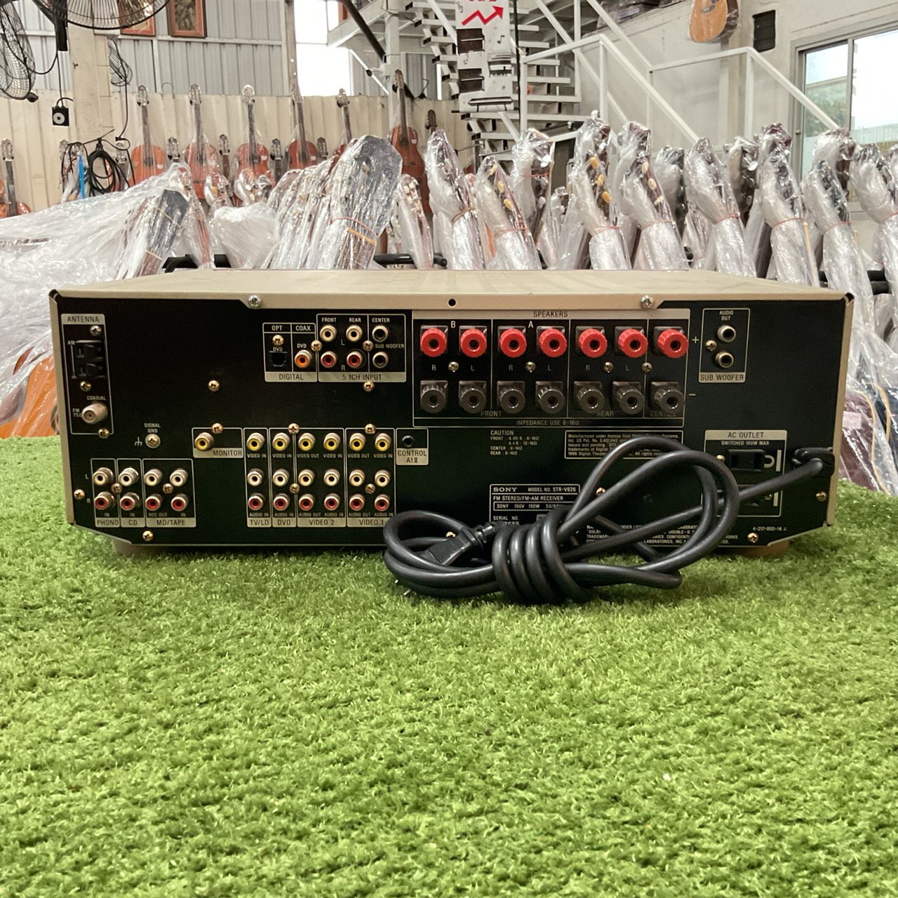 เครื่องขยายเสียง SONY : STR-V626 สินค้าไม่พร้อมใช้งาน (ต้องซ่อม)