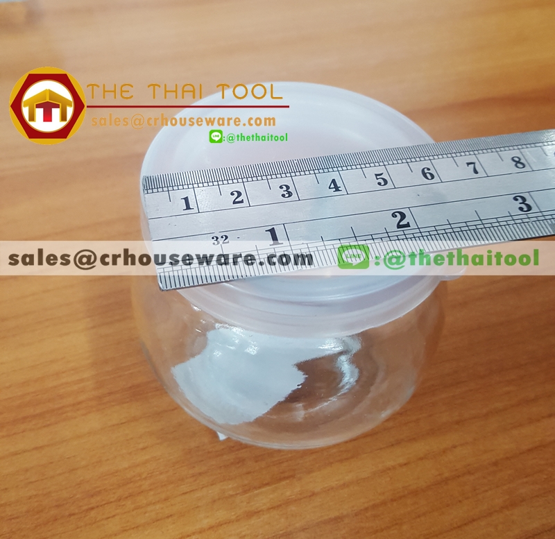 ขวดโหล ฝาพลาสติก 145 ml. Glass bottle with plastic lid 145 ml. Code : 005-J860