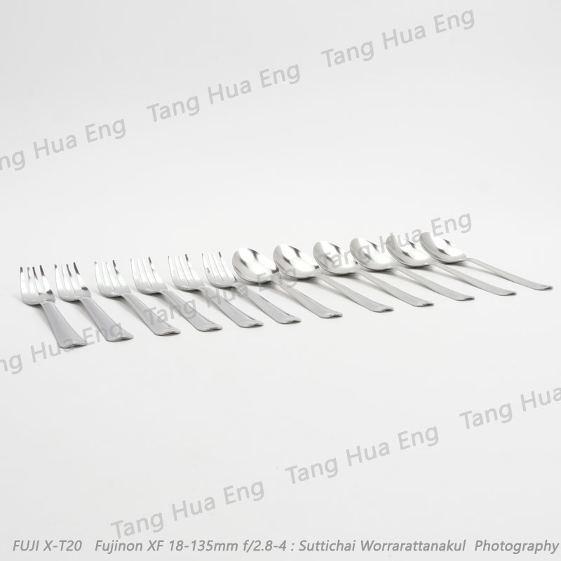 ช้อน+ส้อม ลีลาวดี ( 6 คู่ ) ตราหัวม้าลาย