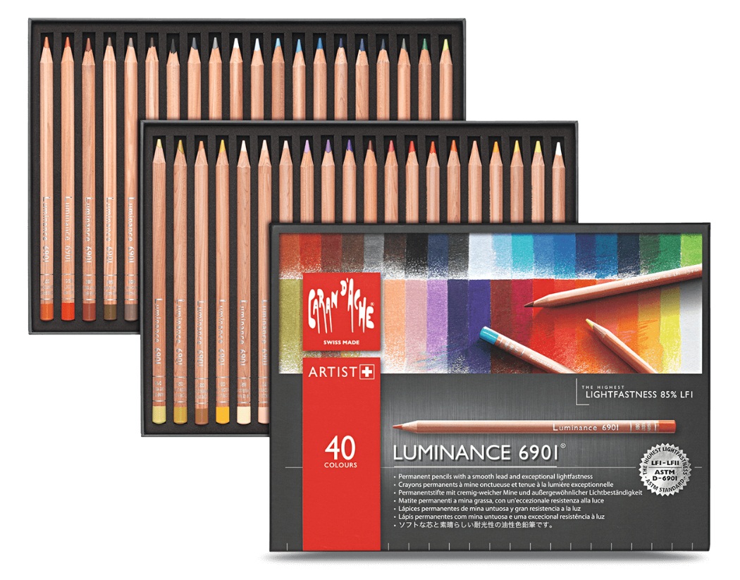ชุดสีไม้ Caran d'Ache Luminance 40สี