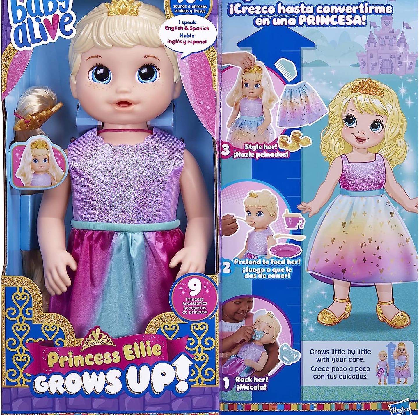 ตุ๊กตาโตได้ Baby Alive Princess Ellie Grows Up