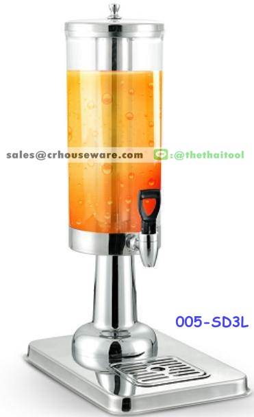 เครื่องจ่ายน้ำผลไม้ ขนาดความจุ 3 ลิตร รหัสสินค้า 005-SD3L