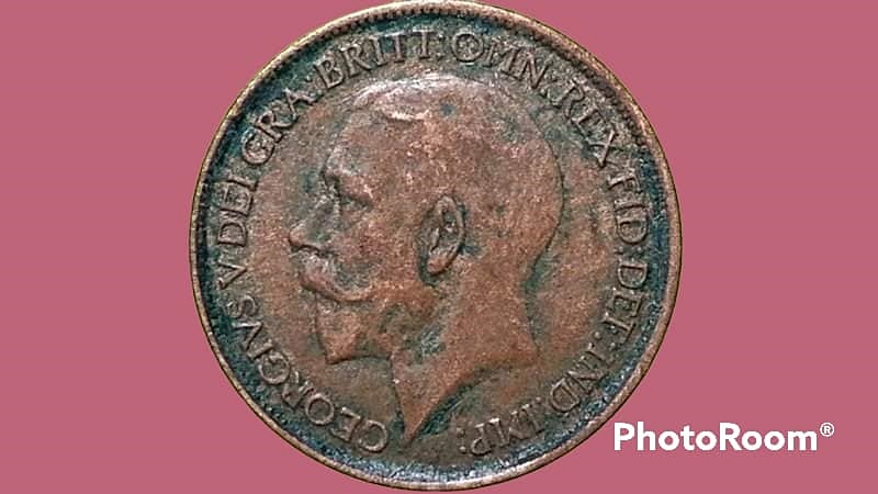 เหรียญ เงินตรา ประเทศ สหราชอาณาจักรบริเตนใหญ่และไอร์แลนด์เหนือ Penny (George V) 1920