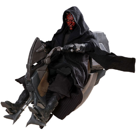 HOTTOYS - Star Wars / Episode I The Phantom Menace - Darth Maul & Sith Speeder