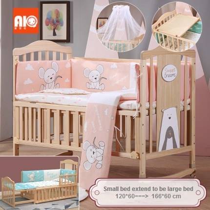 เตียงนอนไม้สำหรับเด็ก Double Bed ปรับขยายเตียงใหญ่ได้ TB101013 (W3)