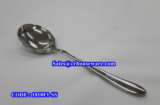 ช้อนซุปสแตนเลส ลายF1