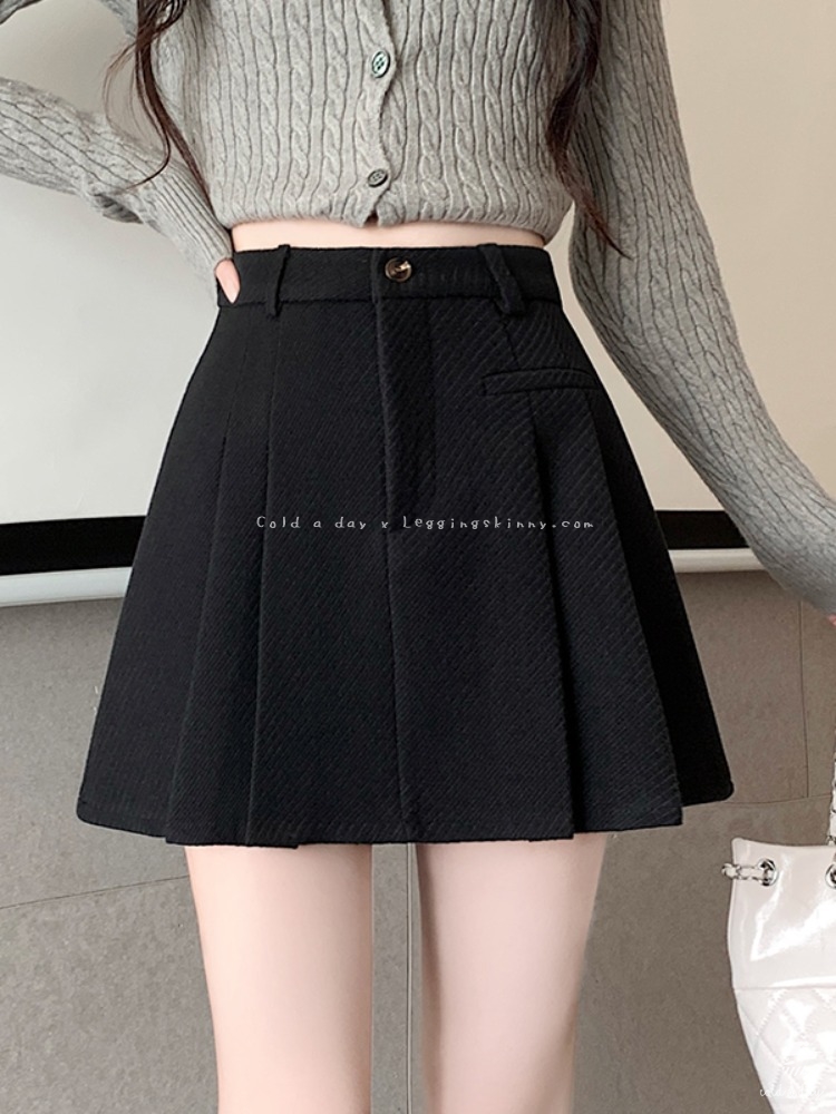 กระโปรงวูลมินิสเกิร์ต Mini Wool Skirt S-XL