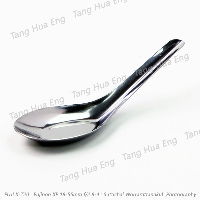 Zebra ช้อนจีนสเตนเลส จัมโบ้ แพ็ค 6 คัน ตราหัวม้าลาย