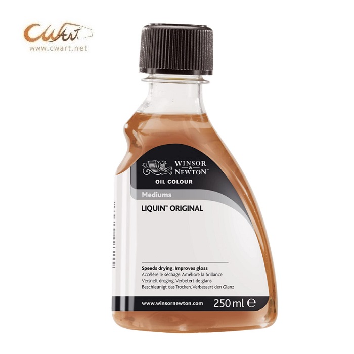 น้ำยาผสมสีน้ำมันแห้งเร็ว Winsor Liquin Original 250ml