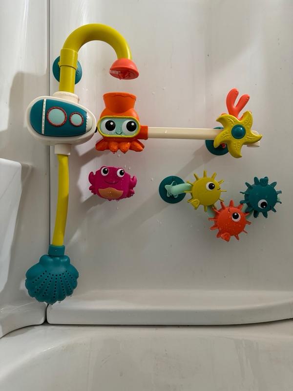 ของเล่นในอ่างอาบน้ำพร้อมปั๊มน้ำอัตโนมัติ B. toys - Bath Pump Toy & Drip Cups - Wonder-Full Waterworks