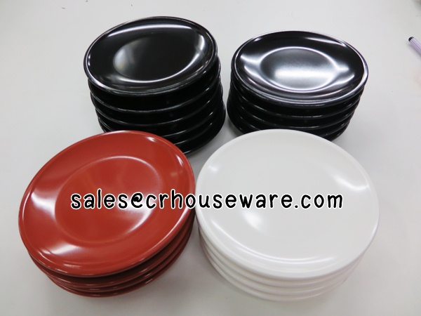 จานซูชิ SUSHI สีแดงเลือดนก 017-SB680-6-R