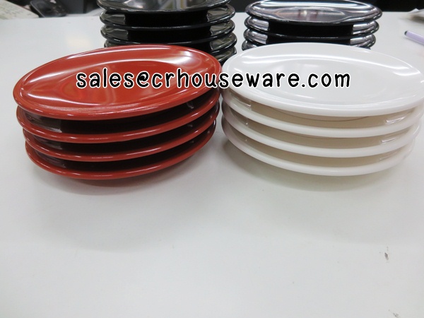 จานซูชิ SUSHI สีแดงเลือดนก 017-SB680-6-R