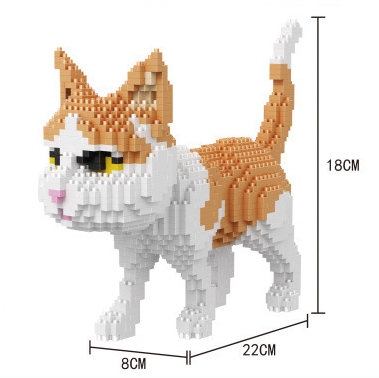 เลโก้นาโน Set Cat(แมวครบเซ็ต) Size Jumbo