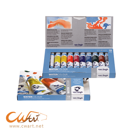 Vangogh Watercolor Tube Set of 10, 10ml