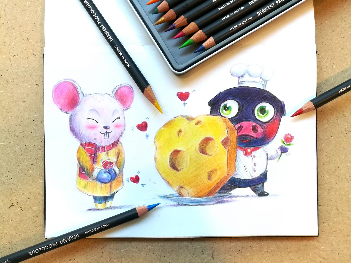 ชุดสีไม้ Derwent Procolour 36สี