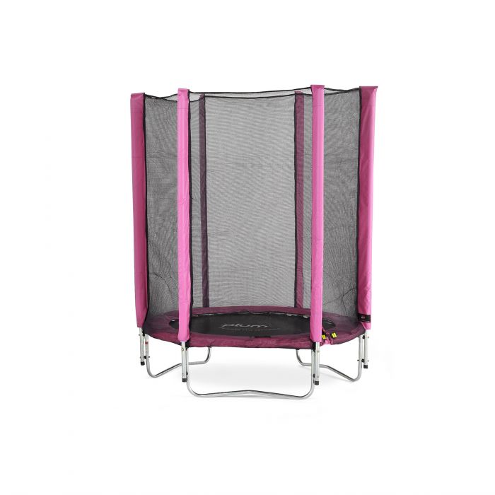 แทรมโพลีน Plum Products Junior Trampoline and Enclosure (Pink )
