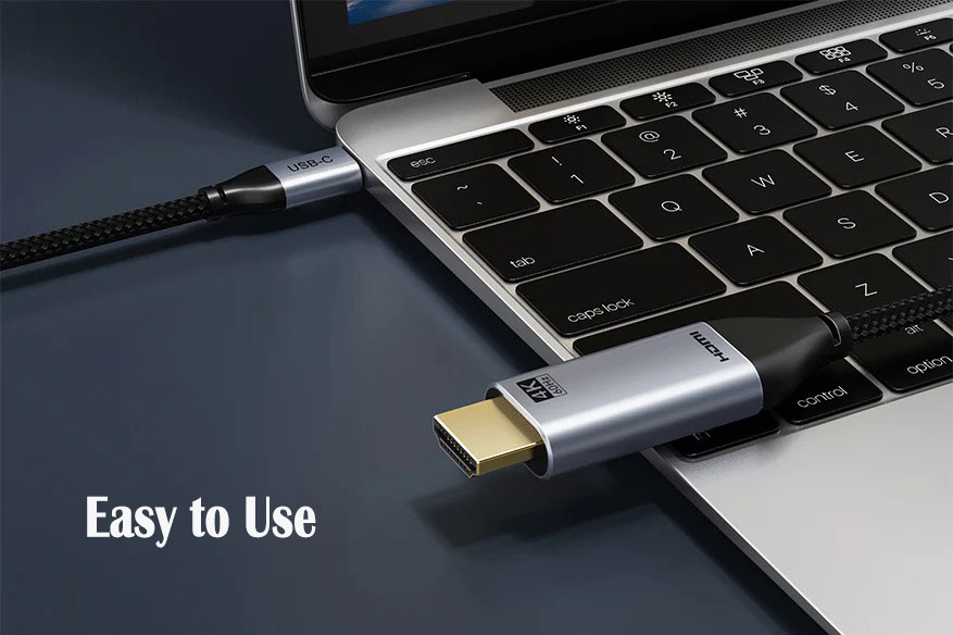 Premium USB C To HDMI Cable 4K 60Hz by Cabletime