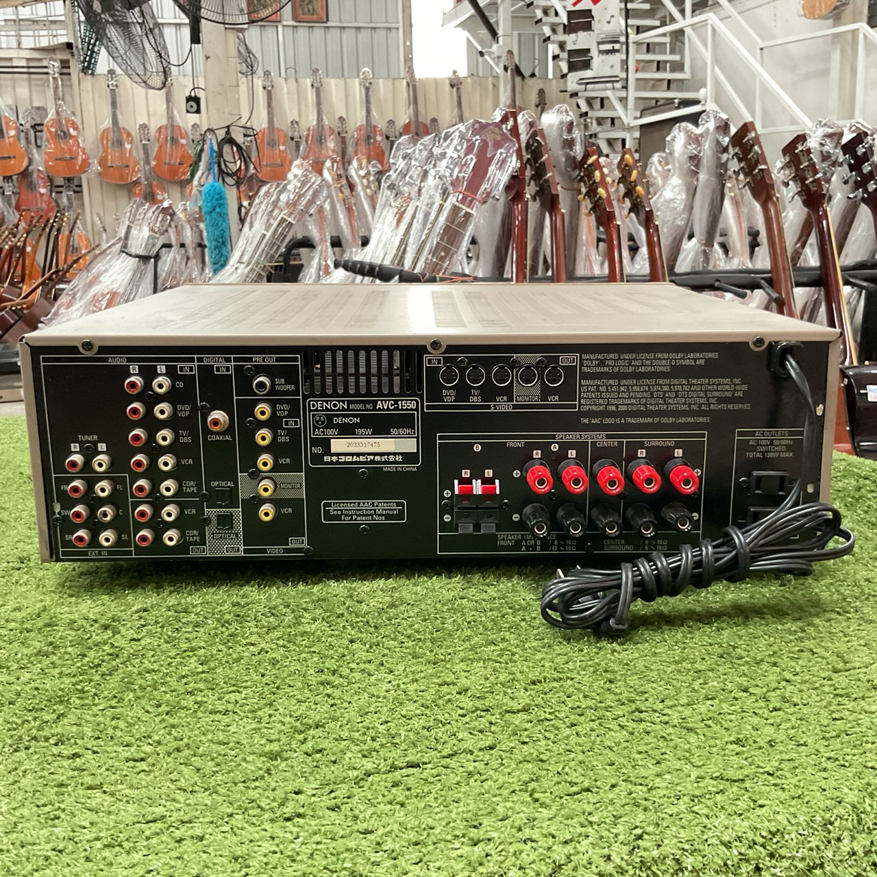 เครื่องขยายเสียง DENON : AVC-1550 สินค้าไม่พร้อมใช้งาน (ต้องซ่อม)