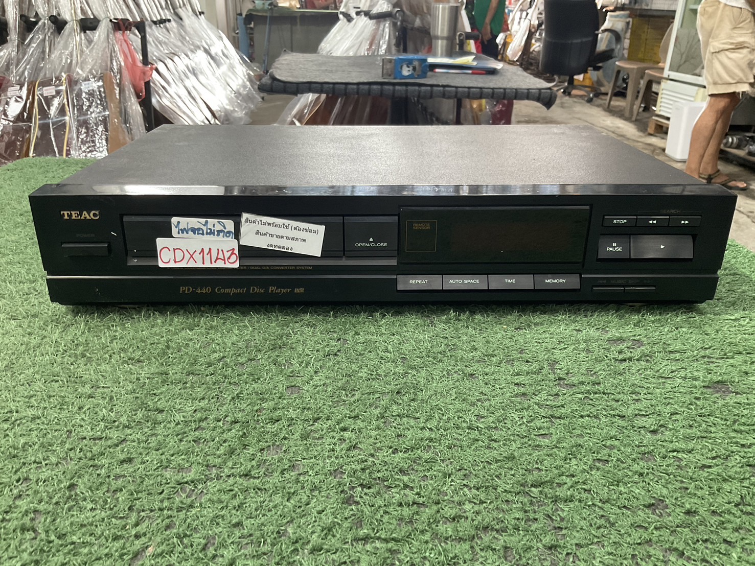 เครื่องเล่น CD - TEAC : PD-440 สินค้าไม่พร้อมใช้(ต้องซ่อม)