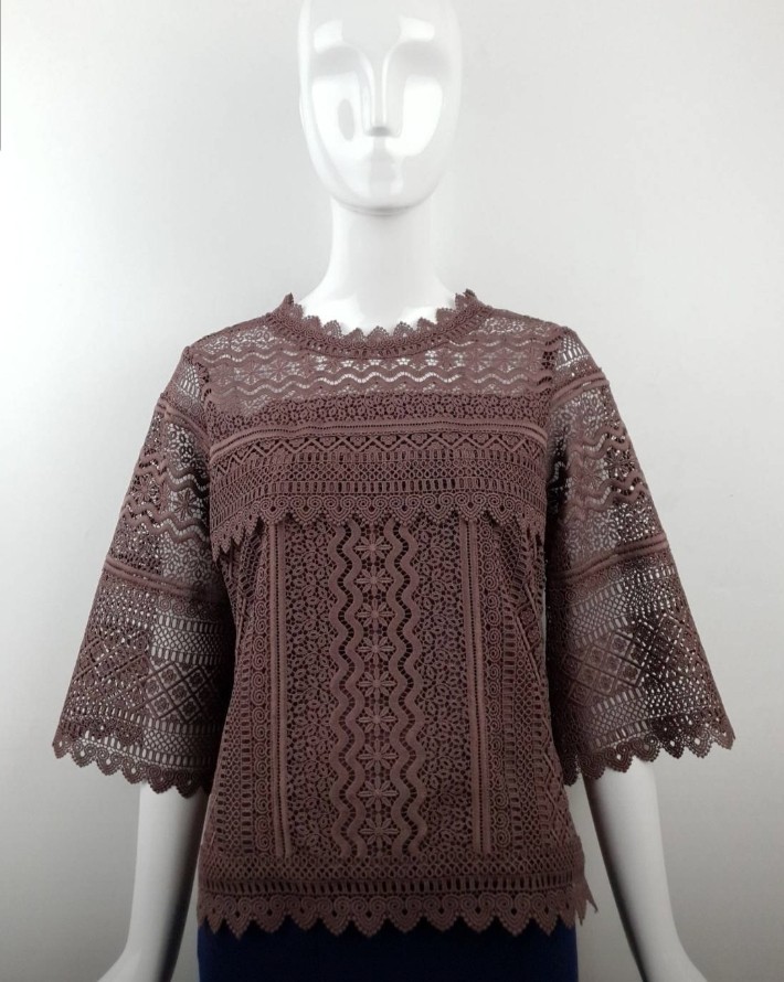 เสื้อลูกไม้ ลูกไม้ที่ถักทออย่าปราณีต ลายเสื้อลูกไม้ที่สวยงาม ทรงสวยสาวๆใส่ได้แบรนด์พิ้งบูติค