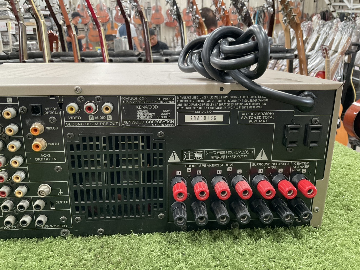 เครื่องขยายเสียง KENWOOD : KR-V999D สินค้าไม่พร้อมใช้งาน(ต้องซ่อม)