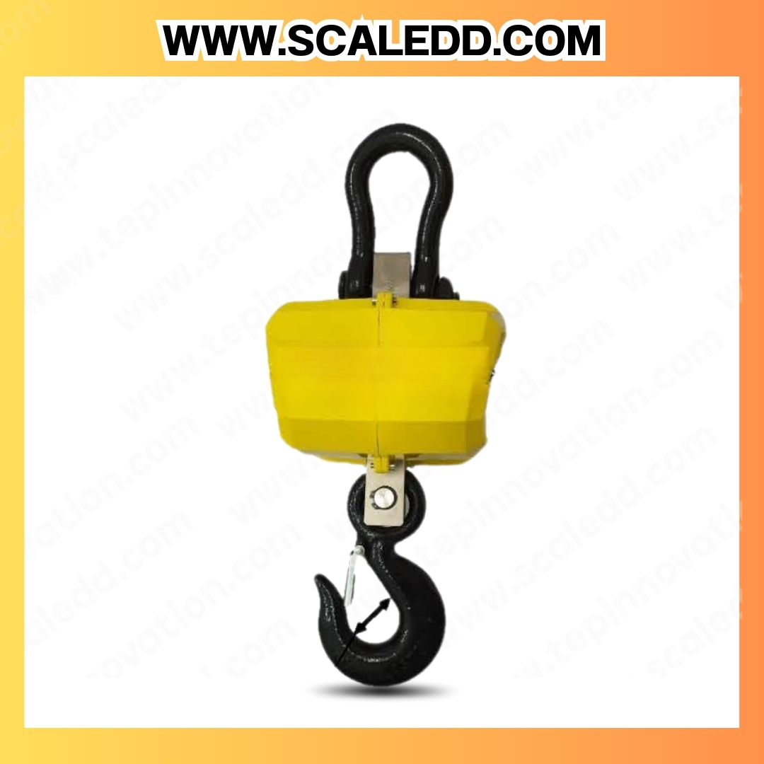 เครื่องชั่งแขวนดิจิตอล พิกัดน้ำหนัก 10000 กิโลกรัม ค่าละเอียด 2 กิโลกรัม ยี่ห้อ DYNAWEIGHT รุ่น DW10T-OCS (เครื่องชั่งผ่านตรวจรับรองจากสำนักชั่งตวงวัด)