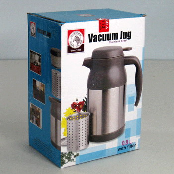 กระติกสูญญากาศมีไส้กรองชา 0.8 ลิตร ตราหัวม้าลาย