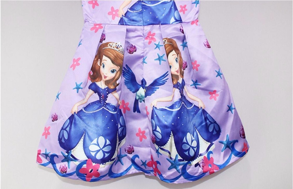 **พร้อมส่ง** เดรสเจ้าหญิง โซเฟีย พิมพ์ลาย