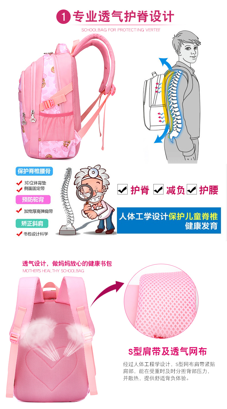 กระเป๋าเป้สะพาย ลายการ์ตูน