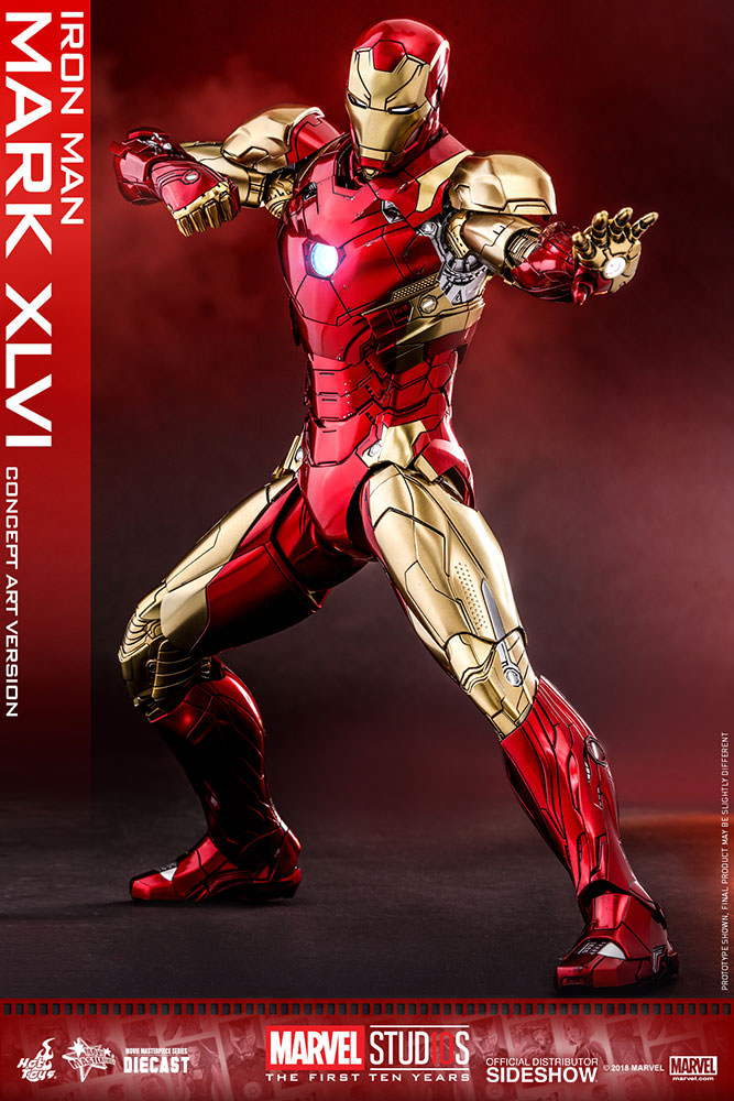 HOTTOYS - Iron Man Mark 46 (Concept Art Version) (Diecast)