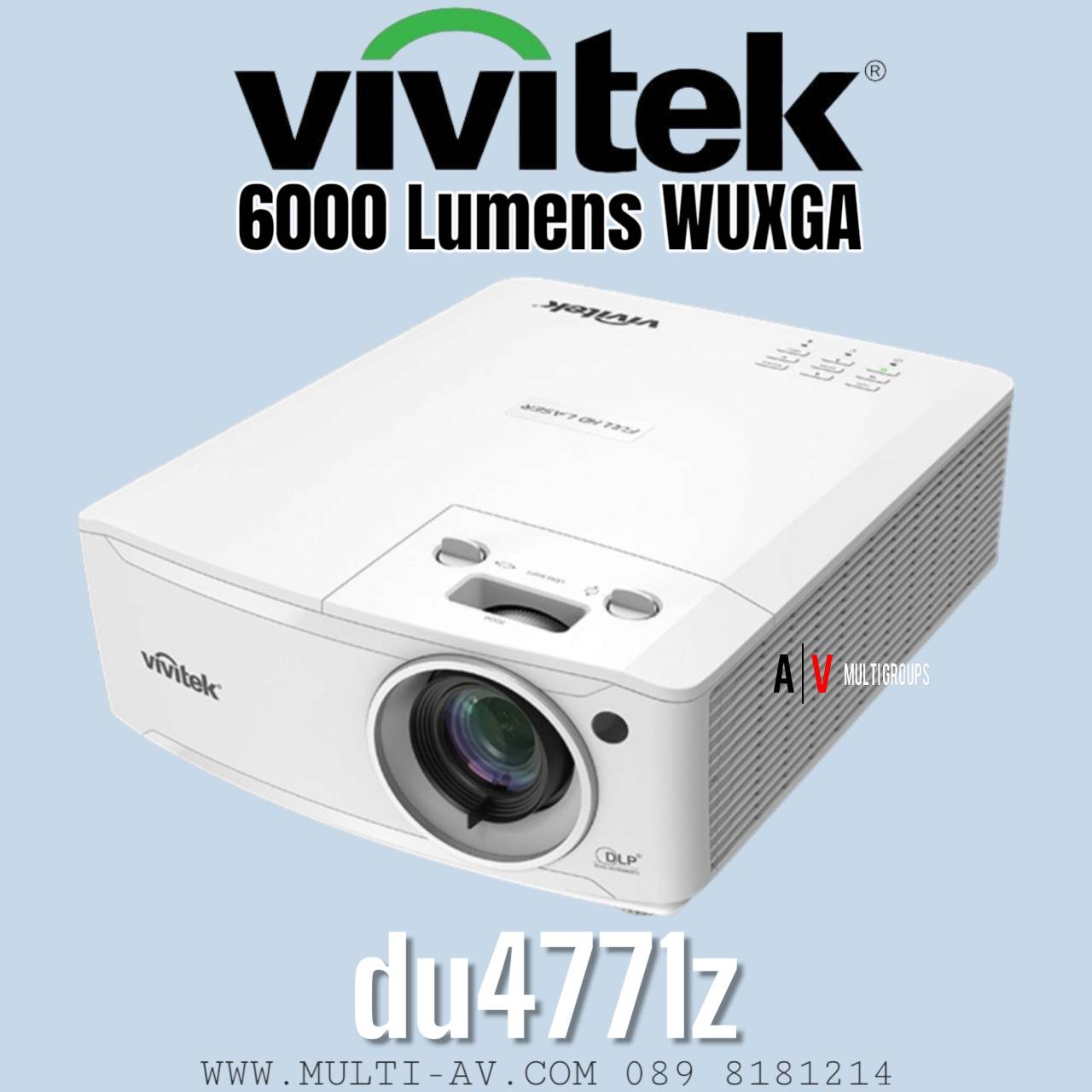 VIVITEK DU4771Z (6000lm/WUXGA) Laser