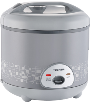 Toshiba หม้อหุงข้าว ขนาด 1ลิตร รุ่น RC-T10AFS สีSG