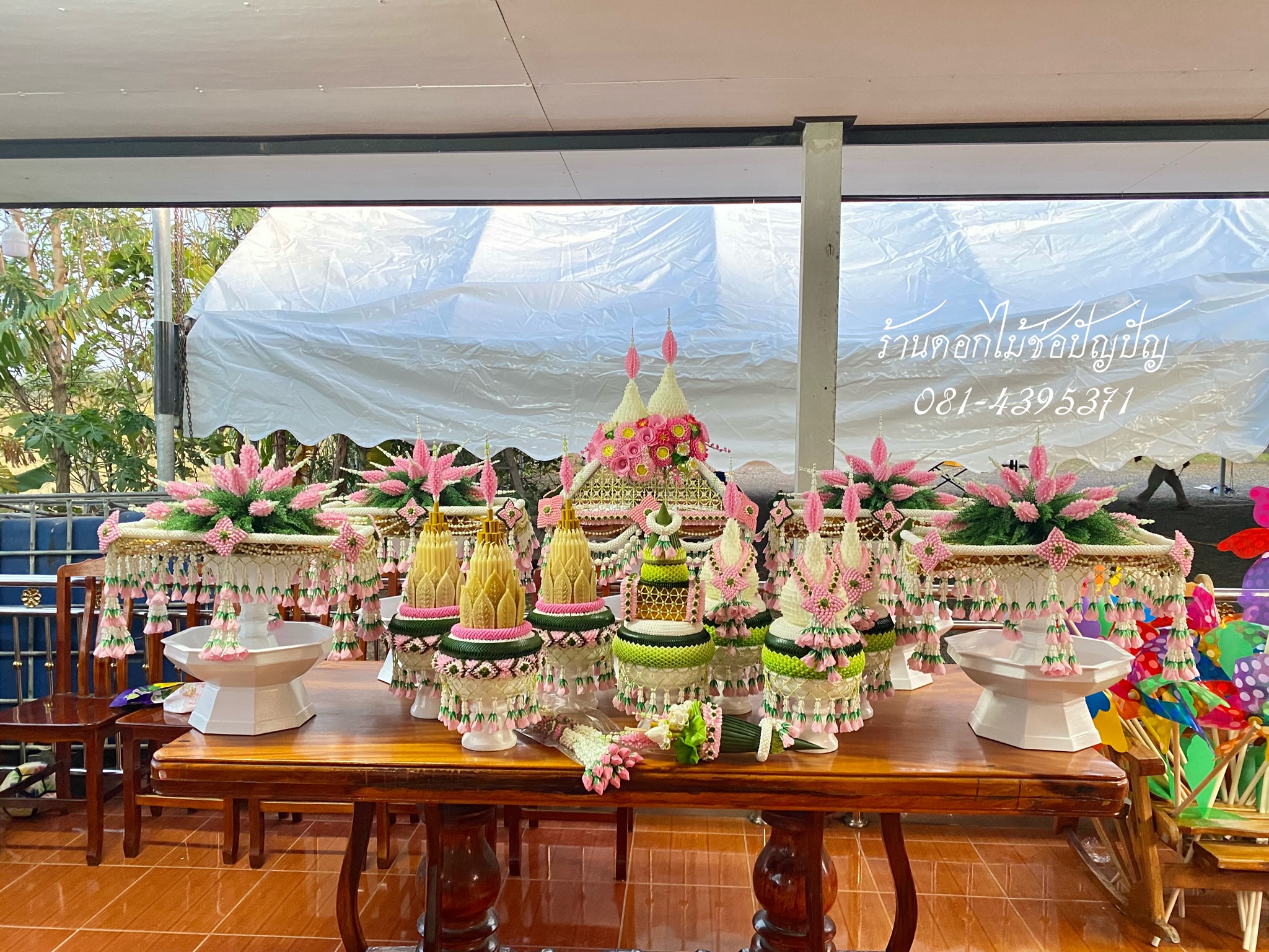 เครื่องบวชดอกไม้ประดิษฐ์ ชุดAA1