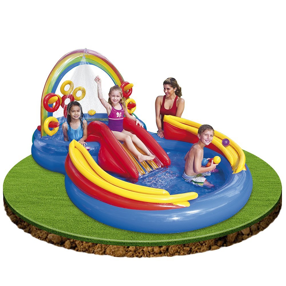 สวนน้ำสายรุ้ง Intex Rainbow Ring Play Center