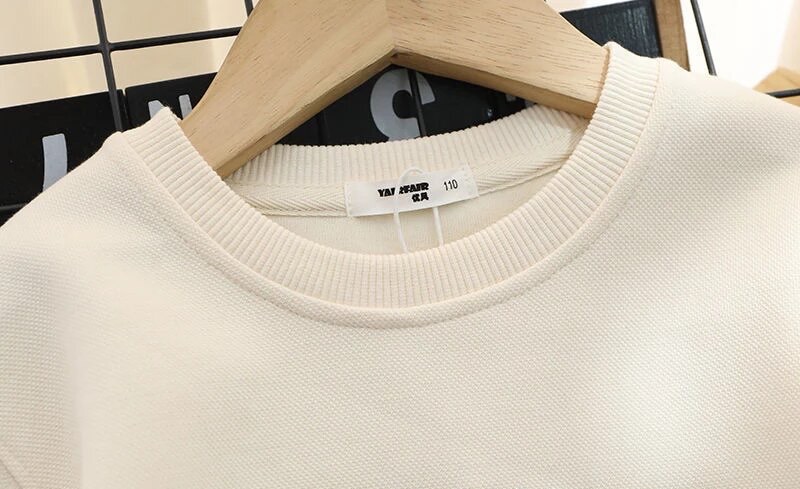 พร้อมส่ง เสื้อกันหนาว เสื้อแขนยาว ลาย Crew