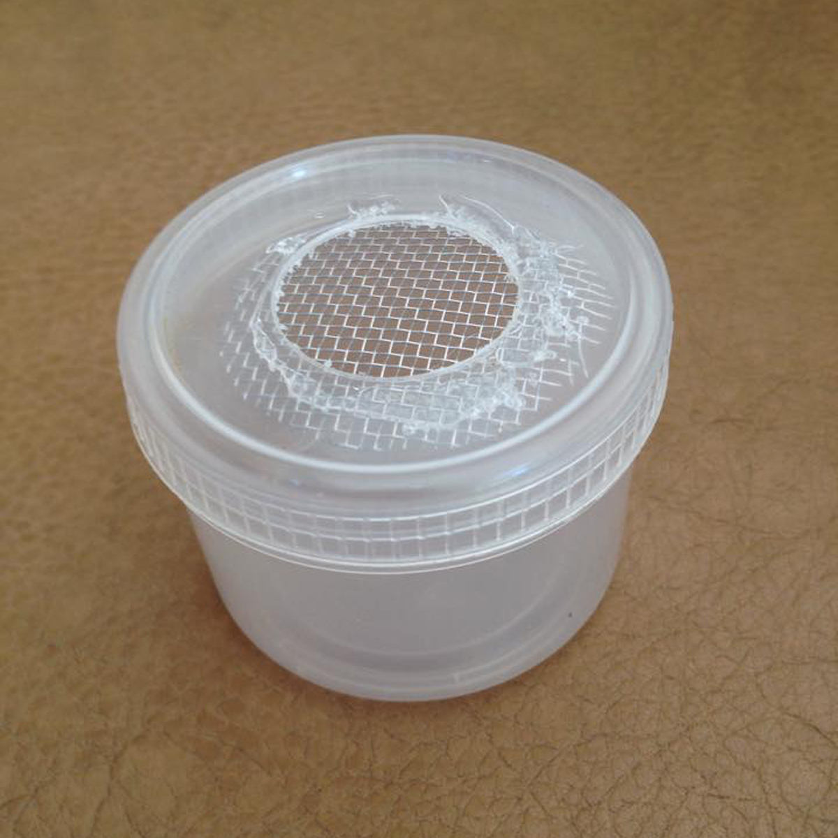 เซตกระปุกแยกเลี้ยงแมลง ฝาเกลียว เจาะติดตาข่าย