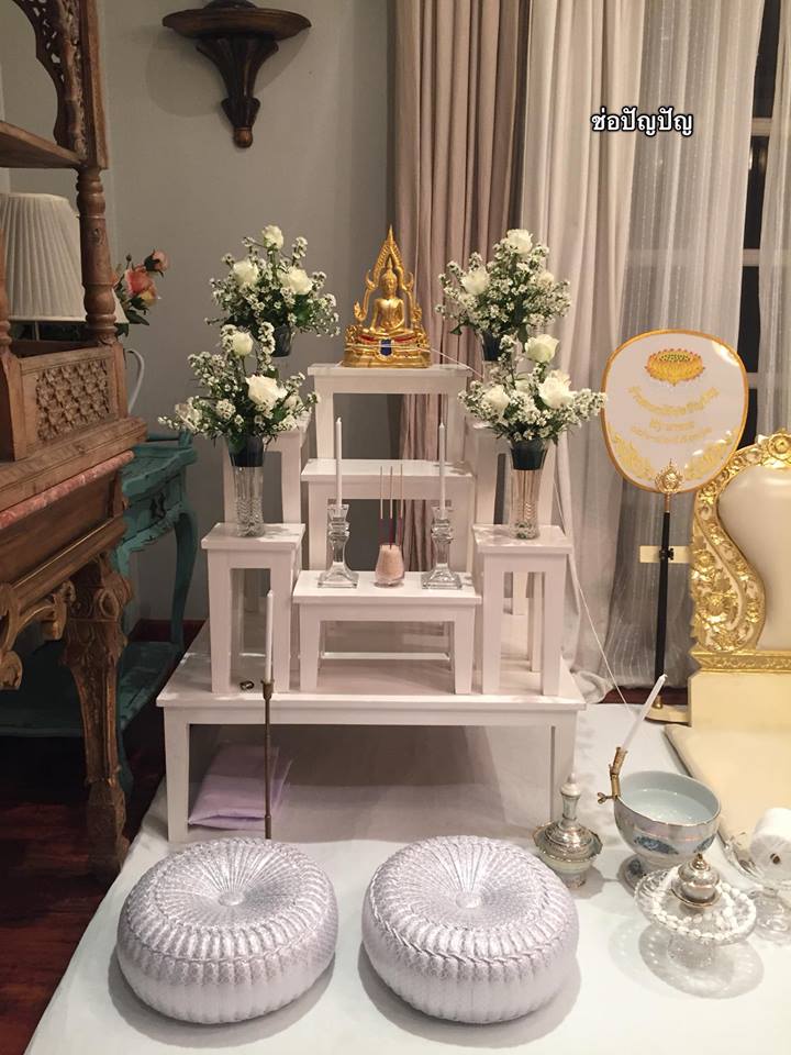 พิธีสงฆ์ งานแต่ง14/01/61 ร้านอะกาลิโก สุขุมวิท51