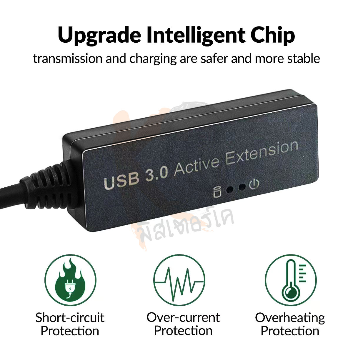 Active Extension USB3.0 Cable by Dope Speed 5Gbps สาย USB3.0 ต่อยาว ผู้/เมีย แบบมีวงจรขยายและไฟเลี้ยง DP-6443 , DP-6445