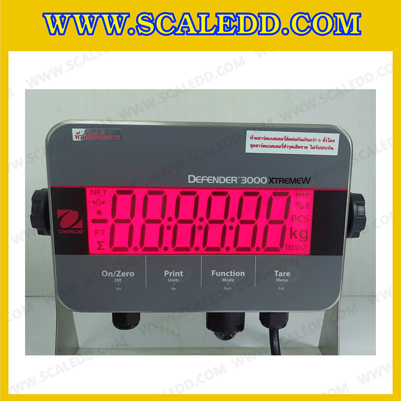 หน้าจอเครื่องชั่งกันน้ำ อะไหล่เครื่องชั่งกันน้ำ OHAUS สำหรับเครื่องชั่งดิจิตอล OHAUS Defender 3000 (DT33XW) หัวอ่านเครื่องชั่ง หน้าจอเครื่องชั่ง อะไหล่เครื่องชั่ง อะไหล่หัวอ่านเครื่องชั่ง หน้าจออะไหล่