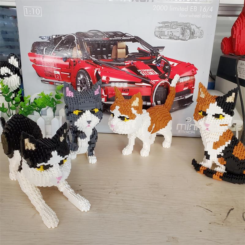 เลโก้นาโน Set Cat(แมวครบเซ็ต) Size Jumbo