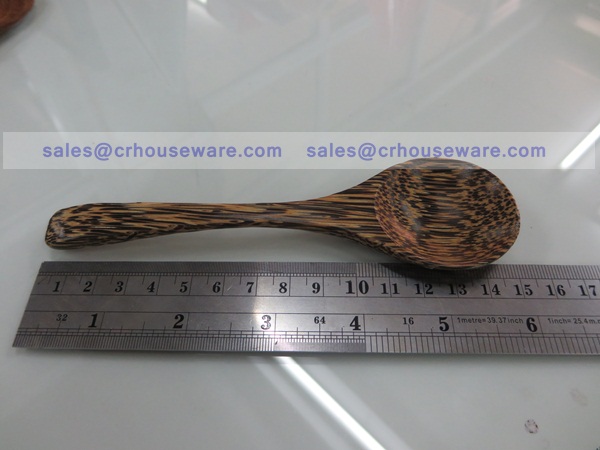 ช้อนซุปไม้ด้ามตัด(ขาว) JW-445W