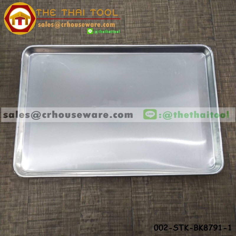 ถาดอบอะลูมิเนียมตื้น 60*40 ซม. 002-STK-BK8791-1