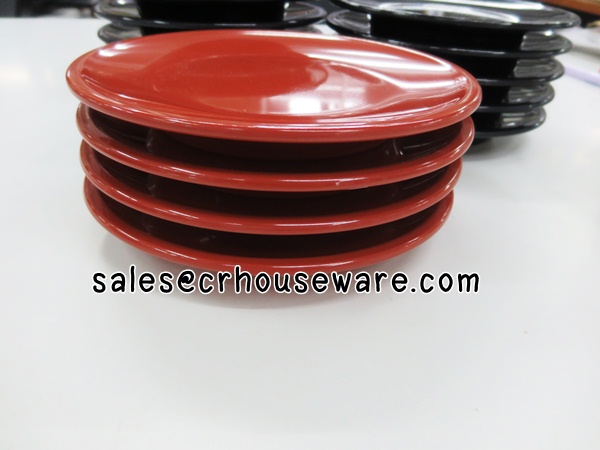 จานซูชิ SUSHI สีแดงเลือดนก 017-SB680-6-R