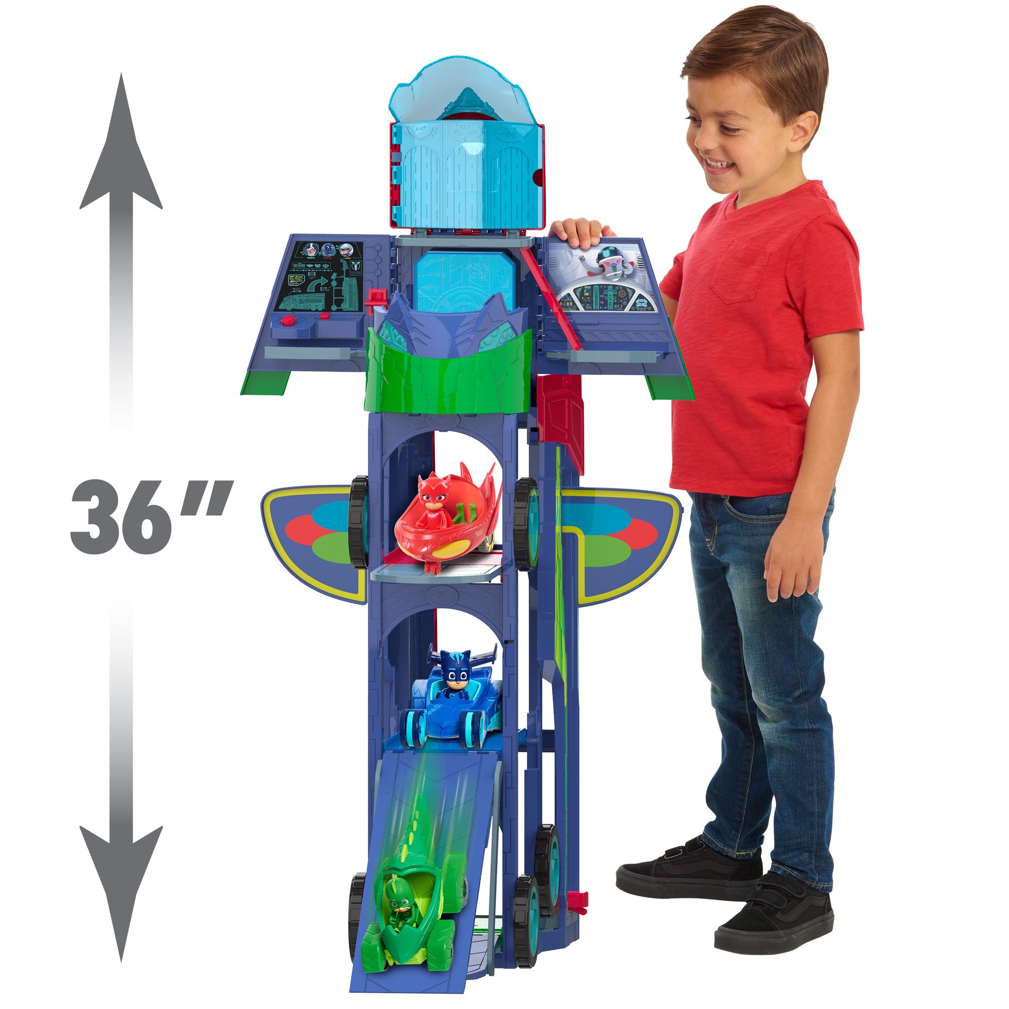 PJ Masks 2 in 1 Transforming Mobile HQ, Playsets