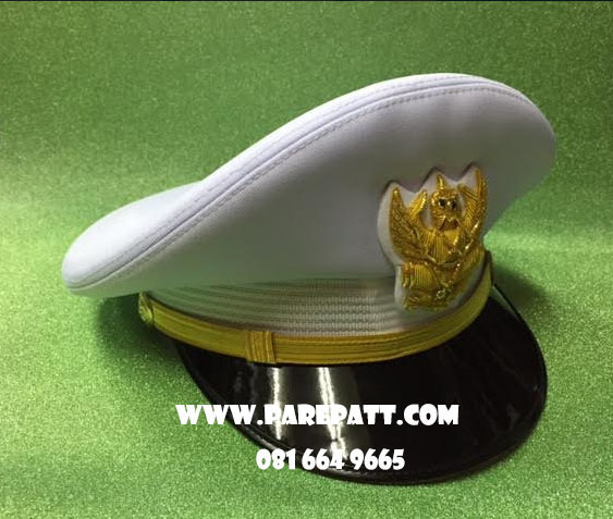 หมวกหม้อตาลข้าราชการหน้าครุฑและสิงห์