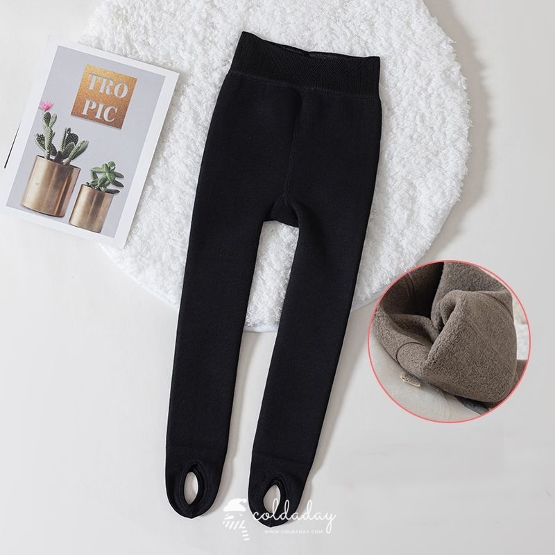 เลกกิ้งกันหนาวบุขนกันหนาวเด็ก รุ่นเหยียบส้น มี 4 สี